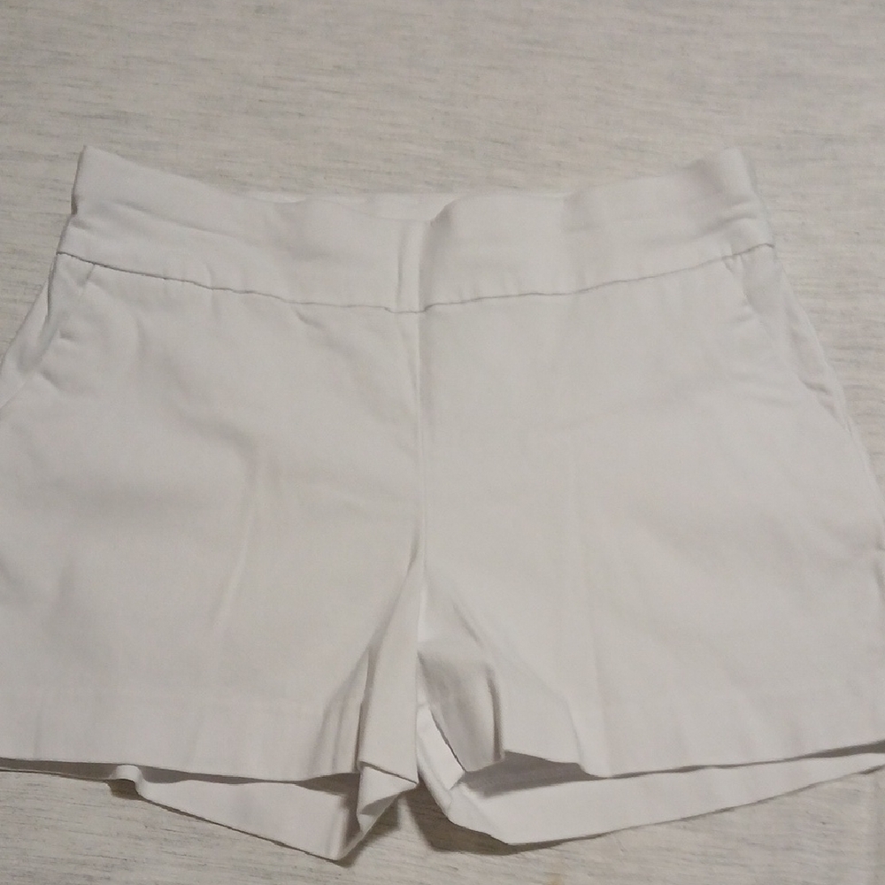 New York & Company High Waist White Shorts